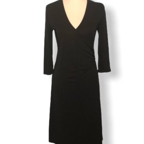 slimming wrap dress